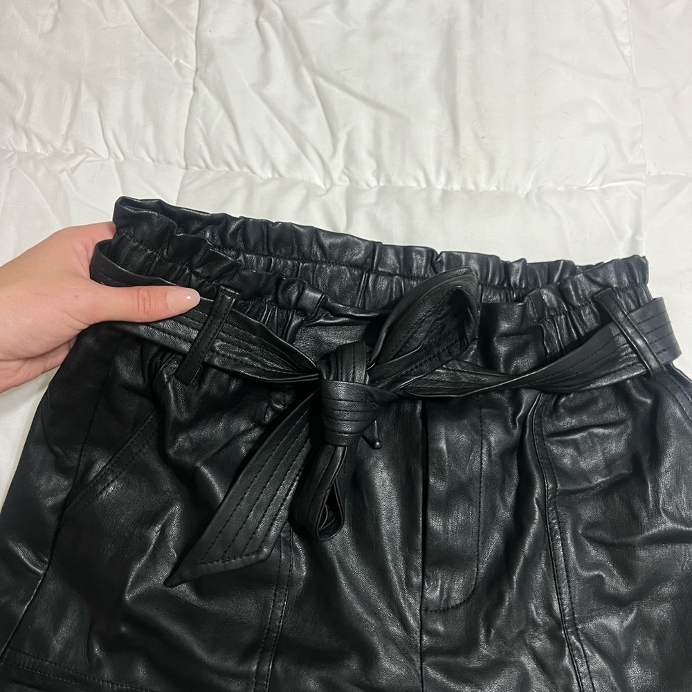 SILENT leather shorts - Picture 10 of 15